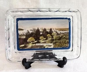 Vintage Art Deco Glass Trinket Tray 1930s Old Parliament House Canberra ACT - Picture 1 of 6