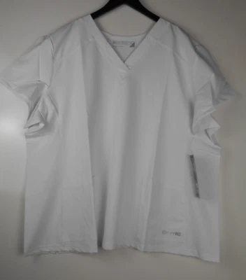 White Cross Fit Scrub Top WHITE size 3XL - Image 1 of 4