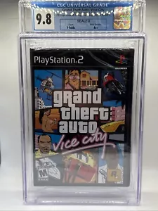 Grand Theft Auto GTA Vice City CGC 9.8 A++ New Sealed Graded PS2 Playstation 2 - Picture 1 of 3