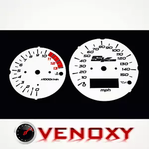 Suzuki SV 650 N 1999-2002 MPH Aftermarket Instrument Cluster White Gauge Faces - Foto 1 di 1