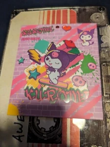 Kuromi Skateboarding Auto Decale - Picture 1 of 2