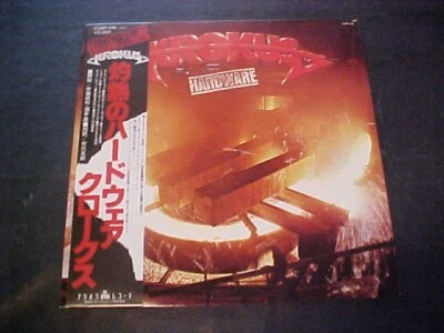 Krokus – Hardware (Japan Vinyl LP  OBI) Ariola Records K28P-146 - Image 1 of 4