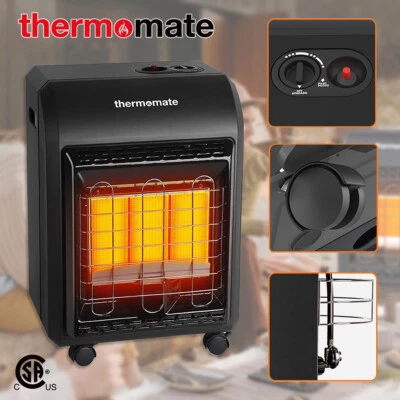 Cabinet Propane Space Heater 18,000 BTU Radiant Heater for Patio Porch Backyard - Image 1 of 4
