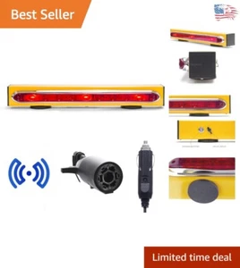 19" Wireless Ultra Bright LED Tow Light Bar - Magnetic, Waterproof & Versatile - Photo 1/9