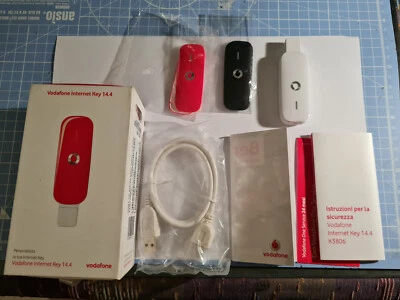 Chiavetta Modem USB Vodafone Internet Key K3806 3G 14.4 Mbps - Immagine 1 di 4