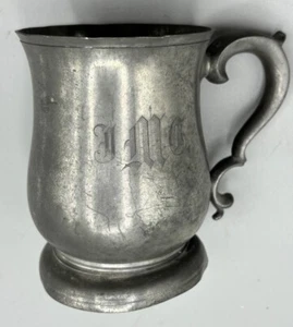 Gravierte Williamsburg Restaurierung Stieff Zinn Bier Stein Tankard Becher CW55-19 - Bild 1 von 19