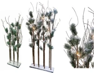 LED Kiefernzweige warmweiß indoor + outdoor IP44, 100 cm oder 130 cm Ständer - Bild 1 von 3