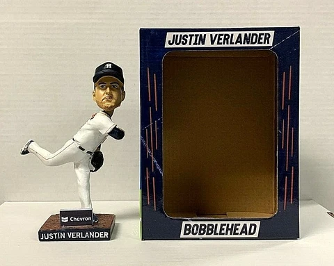2019 SGA Houston Astros Justin Verlander "Pitching" Bobblehead NIB 9/7/2019 Cover