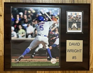NY Mets David Wright ‘08 Topps National Baseball Card Day #2 Plaque & Lithograph - Picture 1 of 8