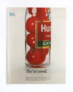 Vintage 1968 Hunt's Catsup Print Ad - Ketchup Retro Kitchen Decor Tomato - Picture 1 of 1