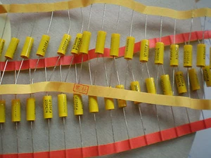 Polyester capacitor axial .1uf 100n 103 250v 10% quality high spec 5 pcs Z1036 - Picture 1 of 1