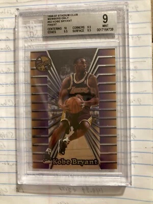 1996-97 ¡Solo 55 Kobe Bryant RC!  BGS 9 🔥.5 DESDE 9.5 (10, 9.5, 9.5, 8.5) Foto 1 de 2