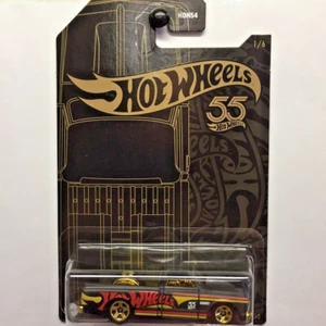 NEW Hot Wheels 55th Anniversary 67 Chevy C10 Chevrolet Black Yellow 2023 HLK02 - Picture 1 of 7