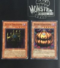 YUGIOH PUMPKING THE KING OF GHOSTS + CASTLE OF DARK ILLUSIONS COMMON MRD OLD SET