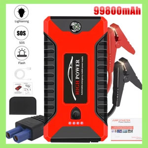 99800 MAH AUTO KFZ STARTHILFE JUMP STARTER 12V LADEGERÄT BOOSTER PKW POWER BANK - Bild 1 von 17