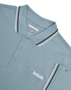 Lambretta Mens Polo Shirt Twin Tipped Lambretta Polo Shirt Sizes M-4XL - Picture 1 of 7