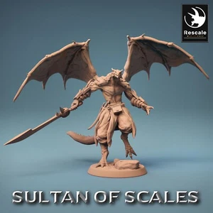 Dragonborn Guerrero F4 - Sultan Of Scale - Lord Of The Print 28mm Tabletop - Imagen 1 de 4