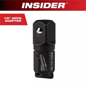 Milwaukee 49-16-1666 INSIDER Box Cricchetto 1/2" Unità Incudine Adattatore Presa - Foto 1 di 1