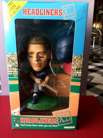 Chipper Jones Atlanta Braves Premier Collection Headliners XL1998 ~ Limited Ed Cover