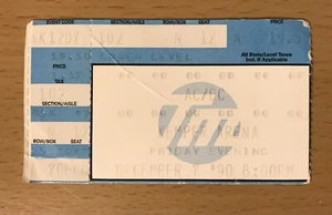 1990 AC/DC THE RAZORS EDGE TOUR KANSAS CITY CONCERT TICKET STUB ANGUS YOUNG - Picture 1 of 2