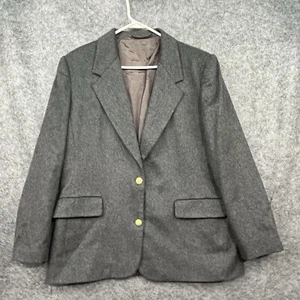 James Peter James Damen Blazer Größe 16 Grau Kaschmir Klassisch Karriere Basic - Bild 1 von 11
