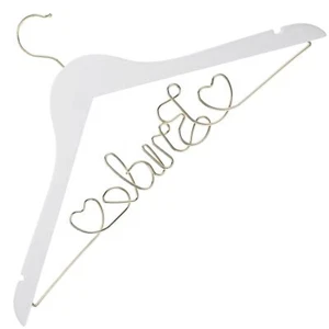 Bridal Hanger Wedding Hanger Nonslip Hangers Wire Hangers Bride Wedding Hange... - Picture 1 of 9