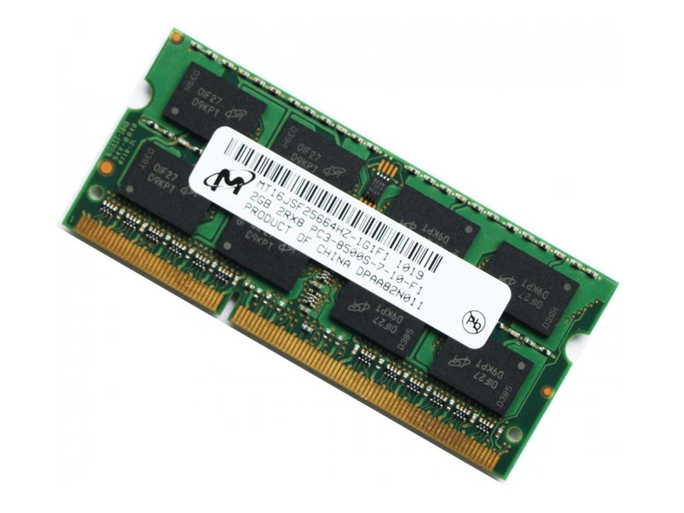 1PC 2GB DDR3 RAM Memory PC3-8500S 1066Mhz 200 Pin for MacBook PC Laptop - Image 1 of 4