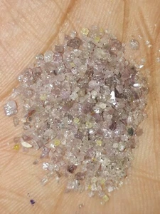 50.00 Cts Natural Pink Rough Diamonds Lot 1.00-2.00 MM Size Raw Uncut Diamond - Picture 1 of 6