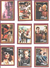 STAR TREK TNG Next Generation trading cards ~ 28 cards 1991 Impel/Paramount.