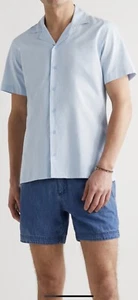 ORLEVAR BROWN Herren Hemd Travis Slim-Fit Camp Kragen Baumwolle und Lyocel-Mischung - Bild 1 von 8