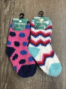 2 NWT Snugadoo Kids Socks - Size 1 - 7 - Fuzzy Comfy Sleepover Warm Night Winter - Picture 1 of 2