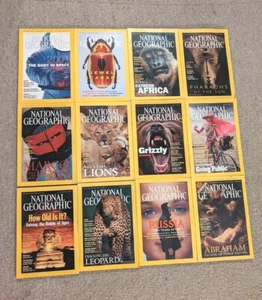 National Geographic 2001 ganzjährige Sammlung - Konvolut von 12 + 3 Ergänzungskarten - Bild 1 von 22