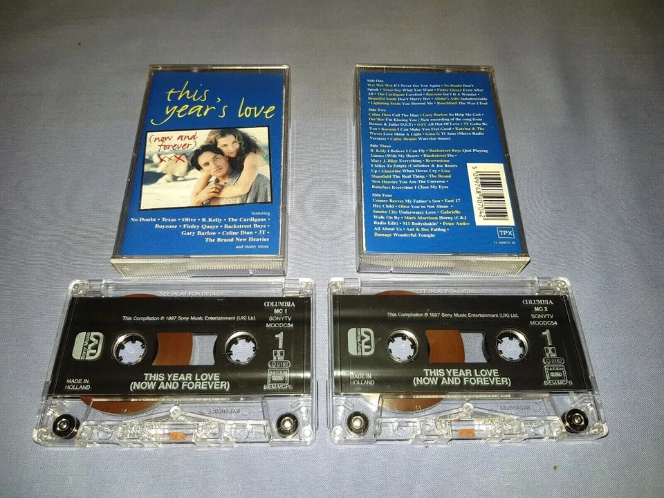 V/A THIS YEAR'S LOVE (NOW AND FOREVER) DOUBLE CASSETTE TAPE ALBUM - Image 1 of 2
