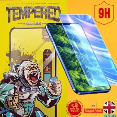 [2X]Premium Tempered Screen Protector for iPhone 7 8 9 X XS XR 11 12 13 14 15 16 - Image 1 of 4