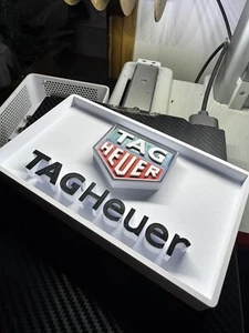 Tag Heuer 3D Sign - For Man Cave, Bar, Garage, Bedroom, Office | 25cm x 17cm - Picture 1 of 6