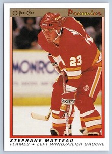 STEPHANE MATTEAU RC 1990-91 O-PEE-CHEE PREMIER 90-91 NO 68 NRMINT+         48682