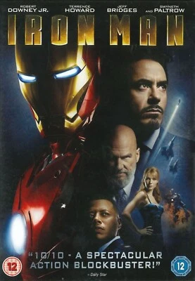 Iron Man (2008) DVD, Robert Downey Jr, Gwyneth Paltrow, Terrence Howard - Image 1 of 2