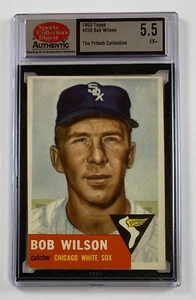 Tarjeta graduada 1953 Topps Baseball #250 Bob Wilson SCD 5,5 EX+ GC8-5250 - Imagen 1 de 2