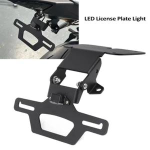 Adjustable Folding Tail Tidy License Number Plate Bracket For Yamaha MT-25 MT-03 - Picture 1 of 24
