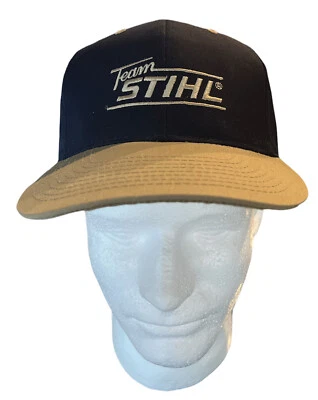 Gorra STIHL Team STIHL Azul Marino Tostado Caqui Ajustable Snapback Nueva sin Etiquetas Foto 1 de 4