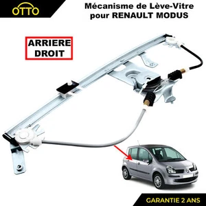 Leve Vitre Electrique Arriere Droit côté Passager LHD pour Modus - Photo 1/7
