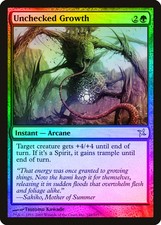 Unchecked Growth FOIL Betrayers of Kamigawa NM Green Uncommon CARD ABUGames