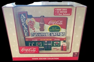 Coca Cola 2003 Town Square Collection Funhouse Arcade 1ST EDITION - Picture 1 of 5