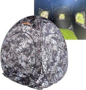 THUNDERBAY Hunting Blind 1 Person Deer Hunting Pop Up Ground Tent - Picture 1 of 11