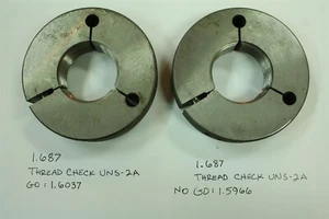 Thread Check 1.687-8 Medidores Go / No Go - UNS 2A - Imagen 1 de 10