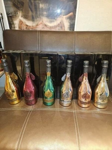 Armand De Brignac Pik-Ass 6er Set Farben leere Flaschen wunderschön GEBRAUCHT - Bild 1 von 2