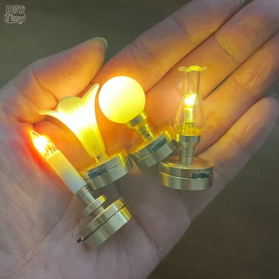 Accesorios Lámpara Luces de Techo Lujo Escala 1:12 Casa de Muñecas Miniaturas Palacio Foto 1 de 4