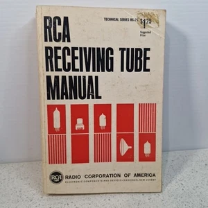 RCA Receiving Tube Manual RC-25 Radio Corporation of America Paperback 1966 - Picture 1 of 11