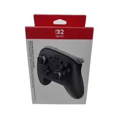 Nintendo Switch 2 Pro Controller OVP - Gamepad schwarz Joystick - Bild 1 von 3