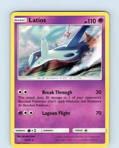 Pokemon TCG Latios S&M Shining Legends 41/73 Holo Rare Card NM - Picture 1 of 2